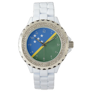 Reloj De Pulsera Bandera de Islas Salomón