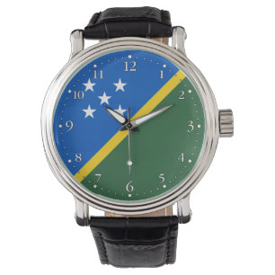Reloj De Pulsera Bandera de Islas Salomón