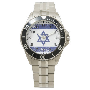 Reloj De Pulsera Bandera de Israel