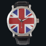 Reloj De Pulsera Bandera de jack de unión de PixDezines<br><div class="desc">jack de unión de PixDezines</div>