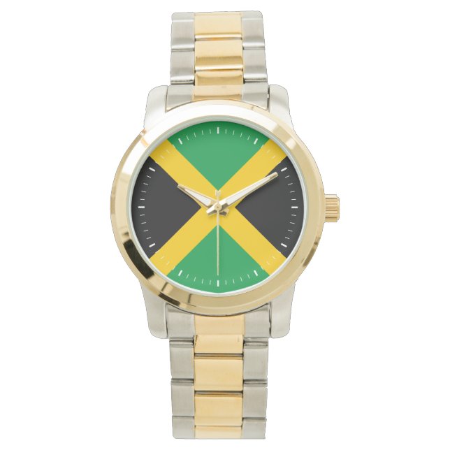 Reloj De Pulsera Bandera de Jamaica (Anverso)
