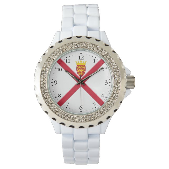 Reloj De Pulsera Bandera de Jersey (Anverso)