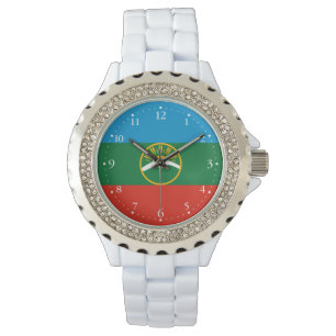 Reloj De Pulsera Bandera de Karachay Cherkessia