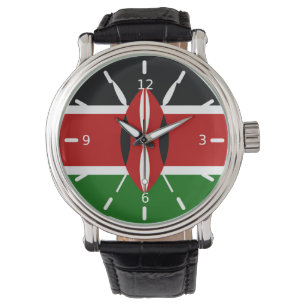 Reloj De Pulsera Bandera de Kenia