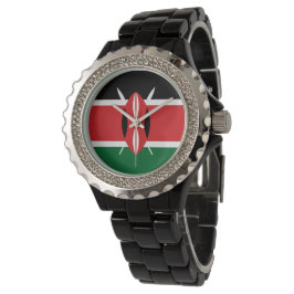 Reloj De Pulsera Bandera de Kenia