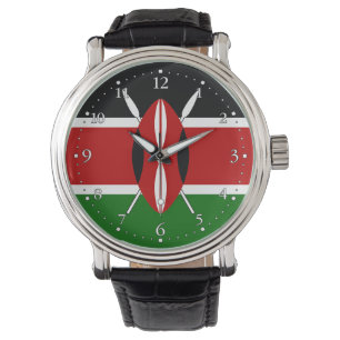 Reloj De Pulsera Bandera de Kenia