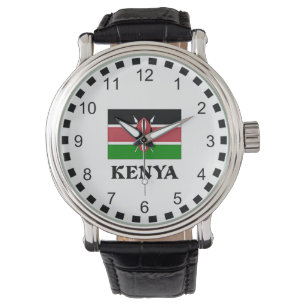 Reloj De Pulsera Bandera de Kenia