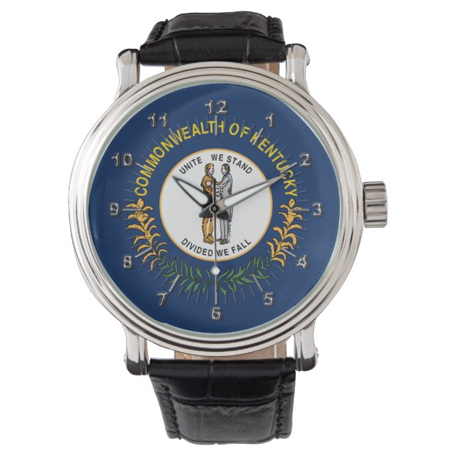 Reloj De Pulsera Bandera de Kentucky (Anverso)