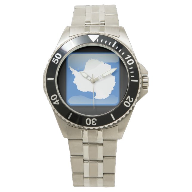 Reloj De Pulsera Bandera de la Antártida (Anverso)