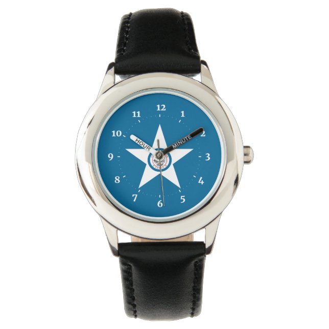 Reloj De Pulsera Bandera de la ciudad de Houston, Texas Watch (Anverso)