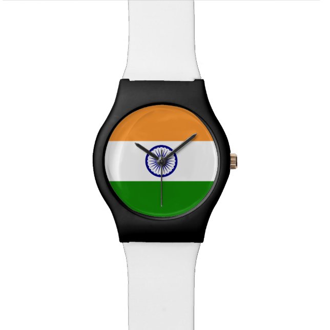 Reloj De Pulsera Bandera de la India (De cerca)