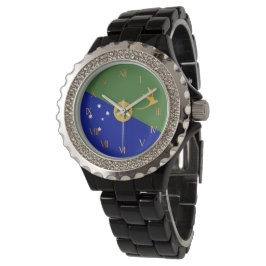 Reloj De Pulsera Bandera de la isla de los navidades