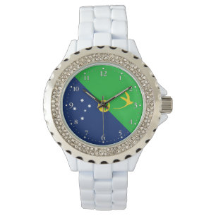 Reloj De Pulsera Bandera de la isla de los navidades