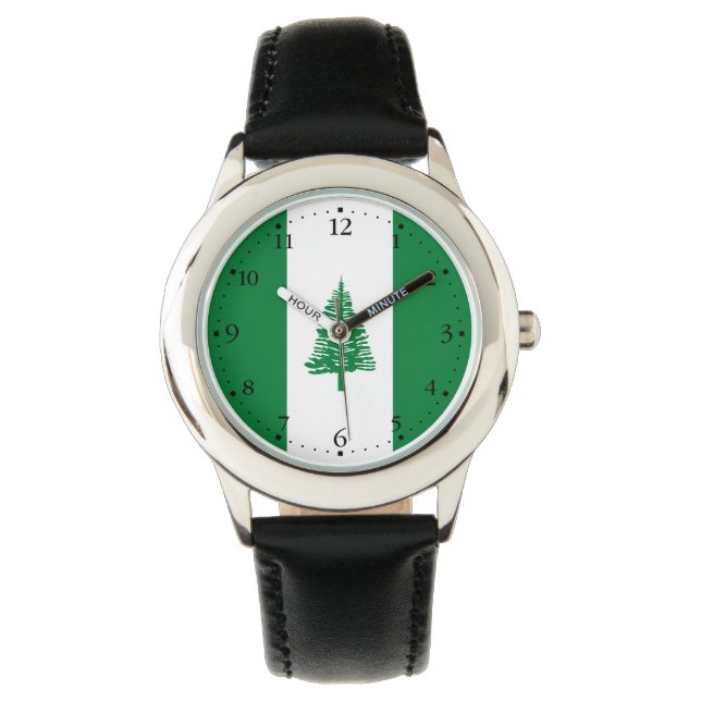 Reloj De Pulsera Bandera de la isla de Norfolk (Anverso)