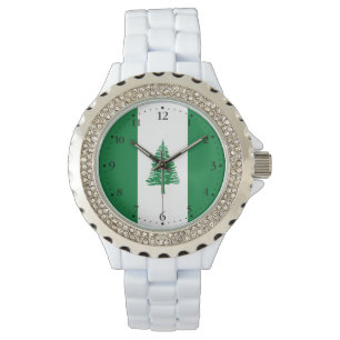 Reloj De Pulsera Bandera de la Isla Norfolk