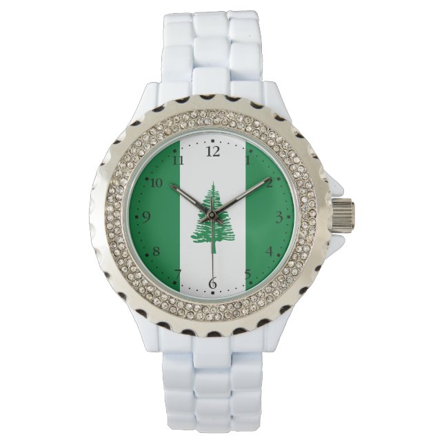 Reloj De Pulsera Bandera de la Isla Norfolk (Anverso)