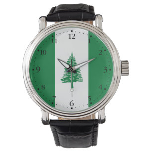 Reloj De Pulsera Bandera de la Isla Norfolk