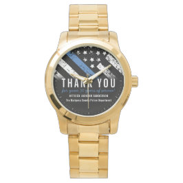 Reloj De Pulsera Bandera de la Línea Azul del aniversario de la jub