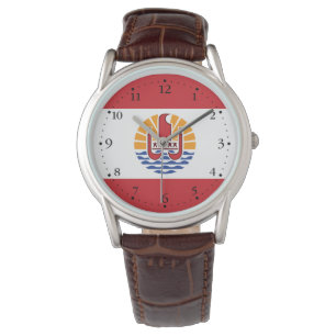 Reloj De Pulsera Bandera de la Polinesia Francesa