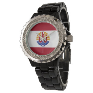 Reloj De Pulsera Bandera de la Polinesia Francesa