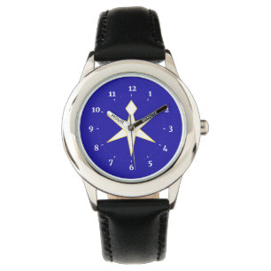 Reloj De Pulsera Bandera de la prefectura de Chiba, Japón