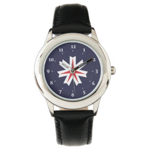 Reloj De Pulsera Bandera de la prefectura de Hokkaido, Japón