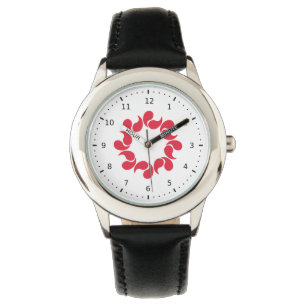 Reloj De Pulsera Bandera de la prefectura de Saitama, Japón