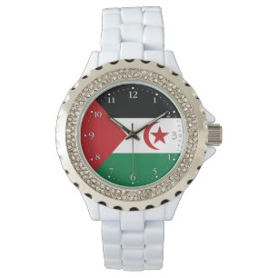 Reloj De Pulsera Bandera de la República Árabe Saharaui Democrática