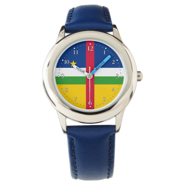 Reloj De Pulsera Bandera de la República Centroafricana (Anverso)