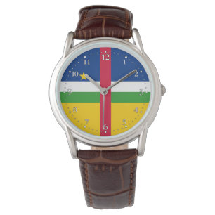 Reloj De Pulsera Bandera de la República Centroafricana