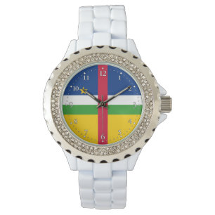 Reloj De Pulsera Bandera de la República Centroafricana