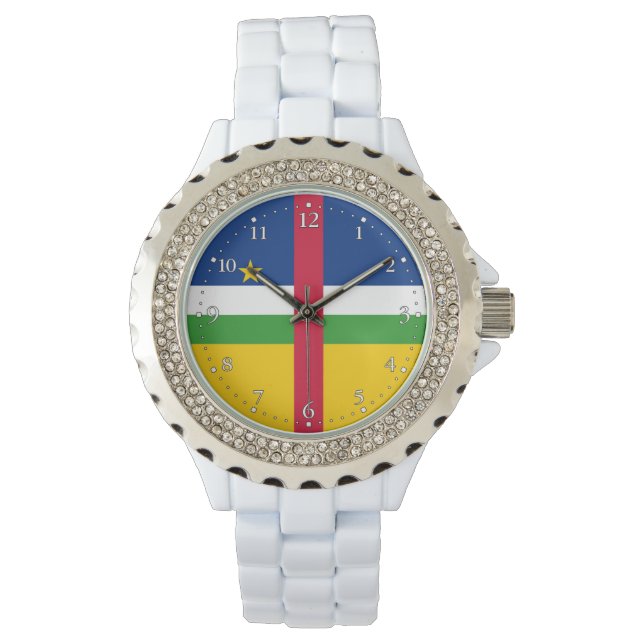 Reloj De Pulsera Bandera de la República Centroafricana (Anverso)