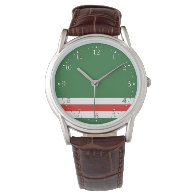 Reloj De Pulsera Bandera de la República Chechena de Ichkeria (Anverso)