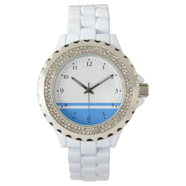 Reloj De Pulsera Bandera de la República de Altai Patriótica (Anverso)