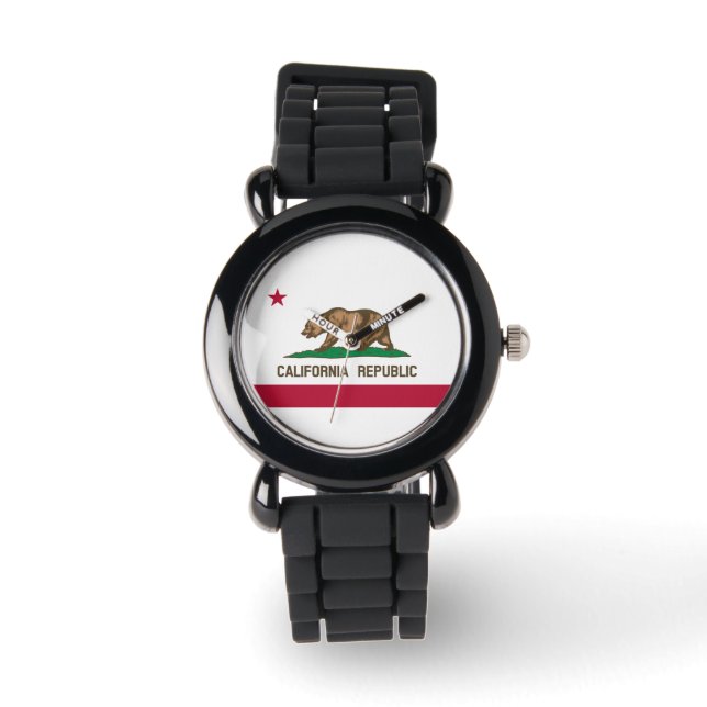 Reloj De Pulsera Bandera de la República de California (Anverso)