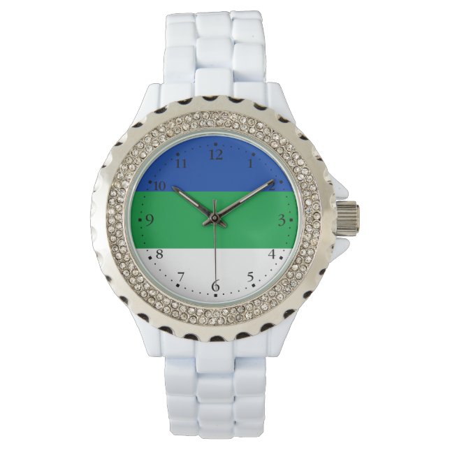 Reloj De Pulsera Bandera de la República de Komi (Anverso)