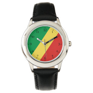 Reloj De Pulsera Bandera de la República del Congo