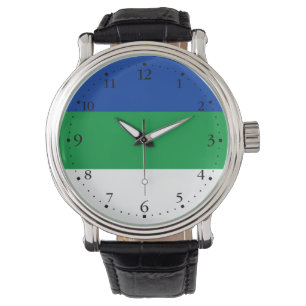 Reloj De Pulsera Bandera de la República Komi