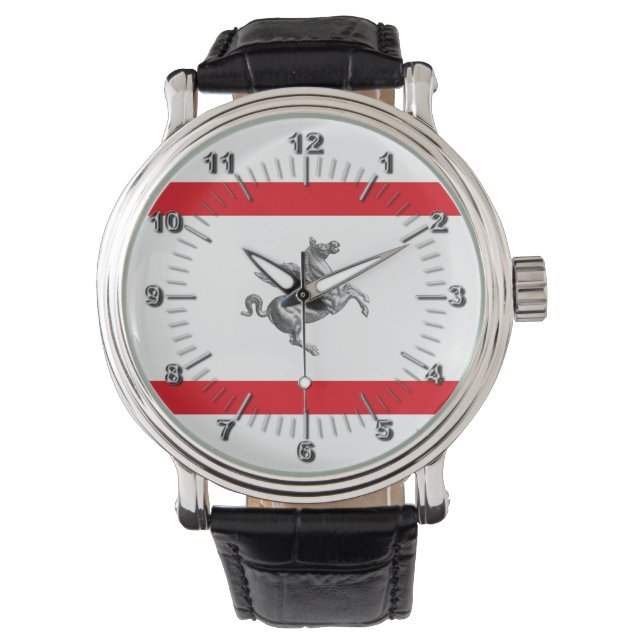 Reloj De Pulsera Bandera de la Toscana (Italia) (Anverso)