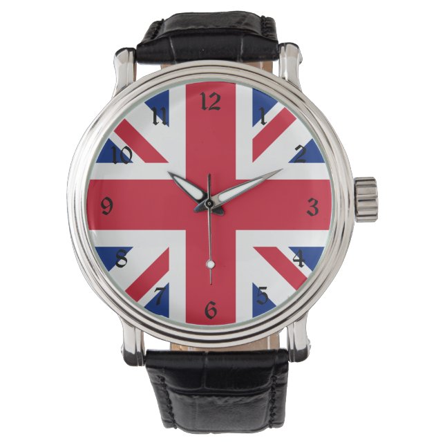 Reloj De Pulsera Bandera de la Unión del Reino Unido (Anverso)