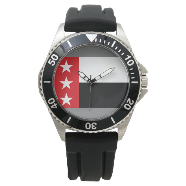 Reloj De Pulsera Bandera de Laredo (Texas) (Anverso)
