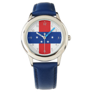 Reloj De Pulsera Bandera de las Antillas Neerlandesas