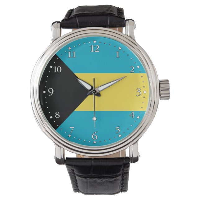 Reloj De Pulsera Bandera de las Bahamas (Anverso)