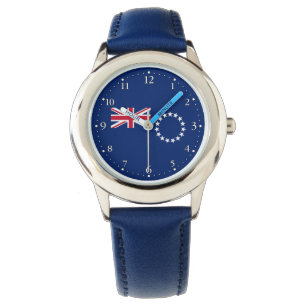 Reloj De Pulsera Bandera de las Islas Cook