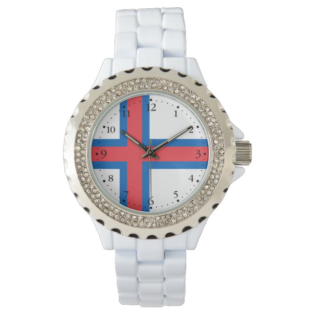 Reloj De Pulsera Bandera de las Islas Feroe (Anverso)