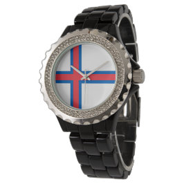 Reloj De Pulsera Bandera de las Islas Feroe