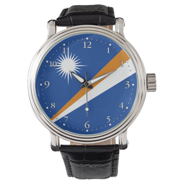Reloj De Pulsera Bandera de las Islas Marshall (Anverso)