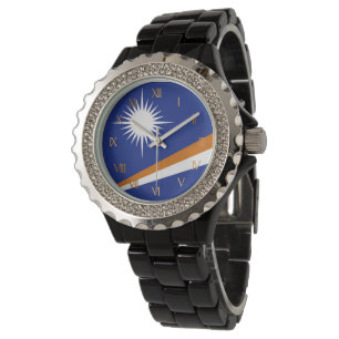 Reloj De Pulsera Bandera de las Islas Marshall