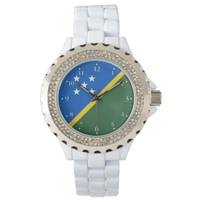 Reloj De Pulsera Bandera de las Islas Salomón (Anverso)