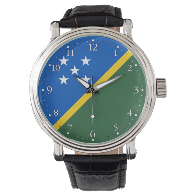 Reloj De Pulsera Bandera de las Islas Salomón (Anverso)